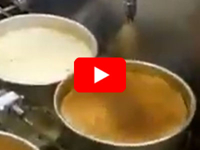 Aplicador de óleo em produtos de massas batidas
